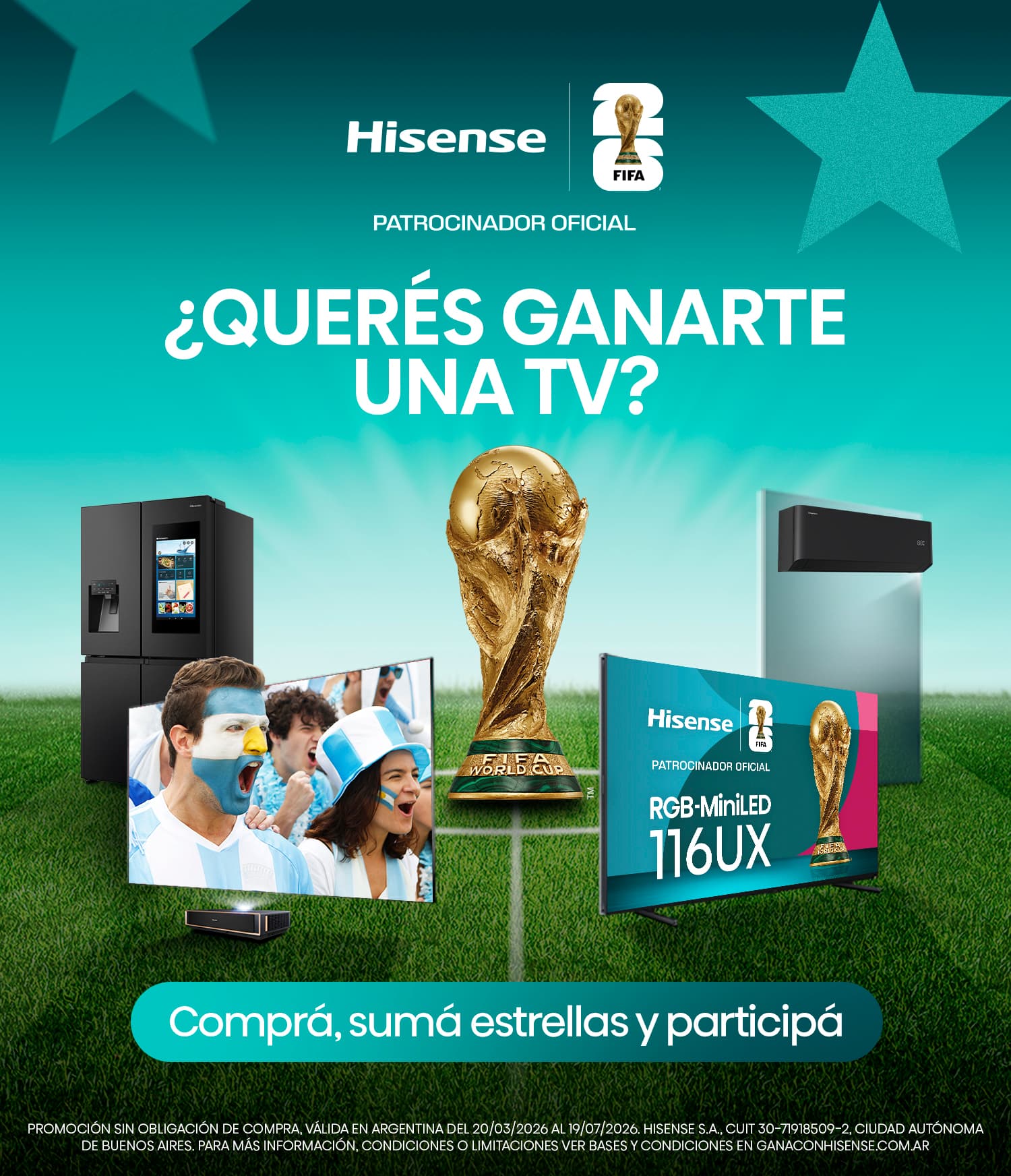 Comprá, sumá estrellas y viajá al Mundial